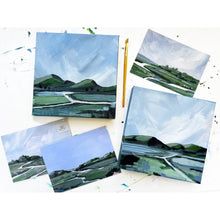 Load image into Gallery viewer, Blue Stripe Marsh II, Painting on Canvas