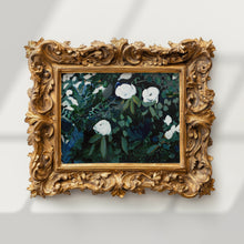 Load image into Gallery viewer, Black Floral Print, Fine Art Print