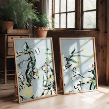 Load image into Gallery viewer, Euphrates Garden, Abstract Floral, Set of 2 Prints