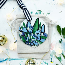 Load image into Gallery viewer, Iris Ornament on Metal