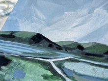 Load image into Gallery viewer, Blue Stripe Marsh II, Painting on Canvas