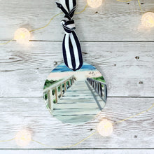 Load image into Gallery viewer, Beach Boardwalk Ceramic Ornament