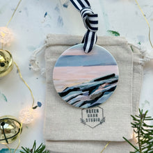 Load image into Gallery viewer, Prout's Neck Ocean Rocks Ceramic Ornament
