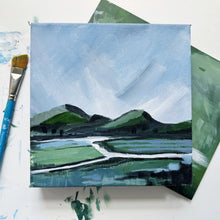 Load image into Gallery viewer, Blue Stripe Marsh, Painting on Canvas