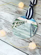 Load image into Gallery viewer, Beach Boardwalk Ceramic Ornament