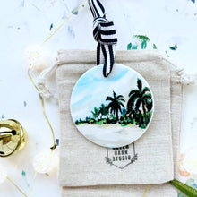 Load image into Gallery viewer, Coastal Christmas Ceramic Ornament