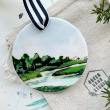 Load image into Gallery viewer, Coastal Maine Ceramic Ornament