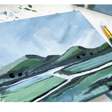 Load image into Gallery viewer, Blue Stripe Marsh, Painting on Canvas