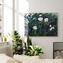 Load image into Gallery viewer, Black Floral Print, Fine Art Print