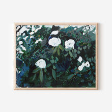 Load image into Gallery viewer, Black Floral Print, Fine Art Print