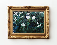 Load image into Gallery viewer, Black Floral Print, Fine Art Print