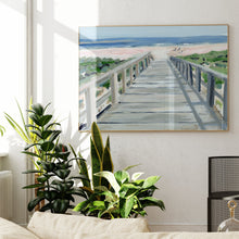 Load image into Gallery viewer, Beach Boardwalk, Fine Art Print