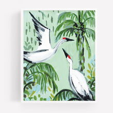 Load image into Gallery viewer, Tropical Birds Amongst the Palms, Fine Art Print