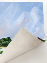 Load image into Gallery viewer, Downeast on Canvas, Custom Framed in Gold