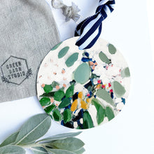 Load image into Gallery viewer, Eucalyptus Blossoms, Floral Ornament on Metal