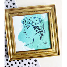 Load image into Gallery viewer, Lyda, Classical Figurative of a Woman, Custom Framed