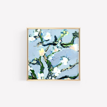 Load image into Gallery viewer, Contemporary Floral Art Print- Horizontal- framed
