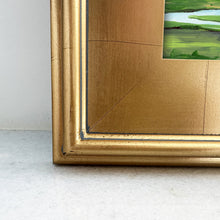 Load image into Gallery viewer, Downeast on Canvas, Custom Framed in Gold