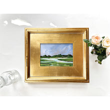 Load image into Gallery viewer, Downeast on Canvas, Custom Framed in Gold