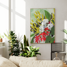 Load image into Gallery viewer, Olive and Green Floral Burst