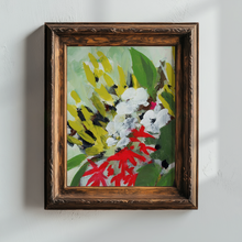 Load image into Gallery viewer, Olive and Green Floral Burst