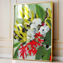 Load image into Gallery viewer, Olive and Green Floral Burst