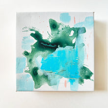 Load image into Gallery viewer, Coastal Abstract in Blues and Olive II, Painting on Canvas