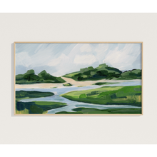 Load image into Gallery viewer, Horizontal coastal landscape art print