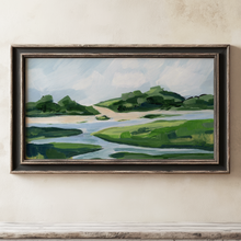 Load image into Gallery viewer, Horizontal coastal landscape art print