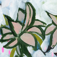 Load image into Gallery viewer, Snow Blossoms I, Original Painting on Canvas Board
