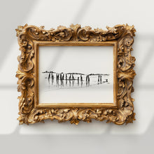 Load image into Gallery viewer, Coastal Line Drawing, West Beach, Fine Art Print