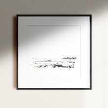 Load image into Gallery viewer, Coastal Line Drawing, Gloucester Coast, Fine Art Print
