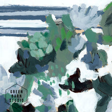 Load image into Gallery viewer, St. George's, Abstract in Blues, Fine Art Print