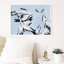Load image into Gallery viewer, Sandhill Crane Grouping on Light Blue