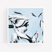 Load image into Gallery viewer, Sandhill Crane Grouping on Light Blue