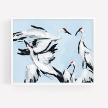Load image into Gallery viewer, Sandhill Crane Grouping on Light Blue