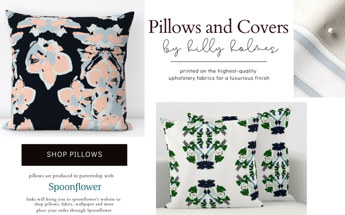 Introducing: Luxe Pillows by Hilly Holmes