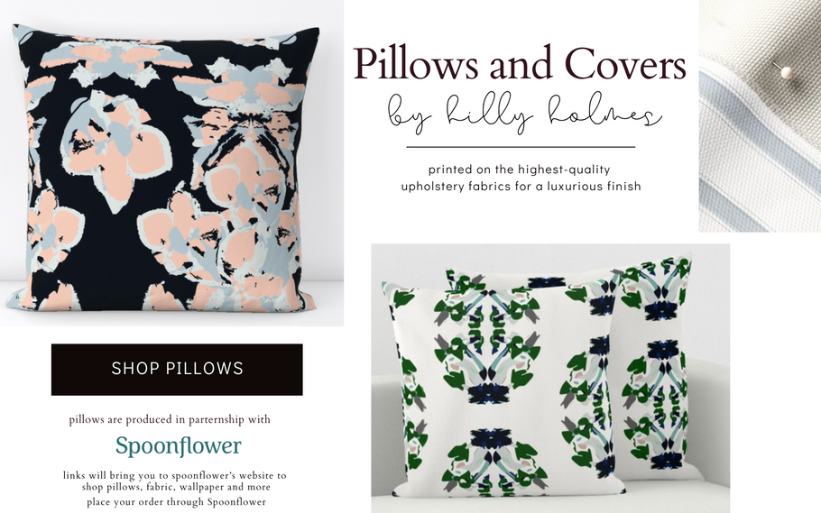 Introducing: Luxe Pillows by Hilly Holmes