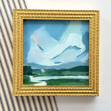 Load image into Gallery viewer, River Valley, Mountain Landscape, Original Painting on Board