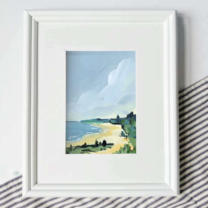 Arcadia Coast, Original Painting on Board