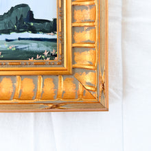 Load image into Gallery viewer, Coral Flowers on the Marsh, Original Painting on Gesso Board