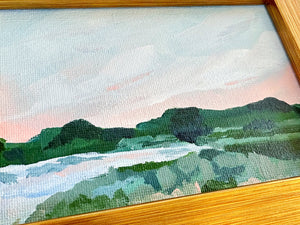 Northern Cove, Original Painting on Panel