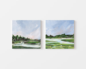 Coastal Maine Suite Set of 2 Prints on Canvas Wrap