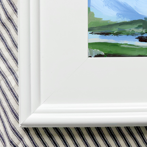 Abstract Beach, Original Painting on Board