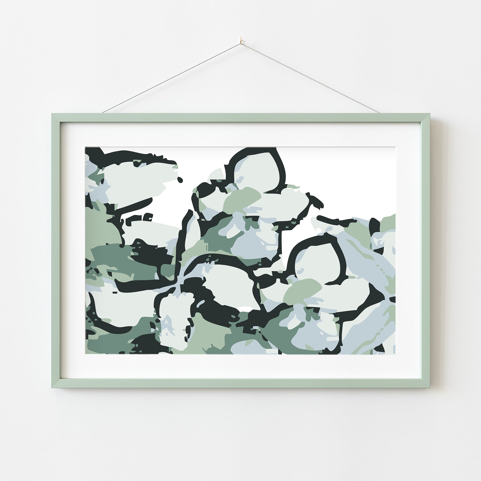 Arles Green Floral, Fine Art Print – Green Barn Studio- Fine Art