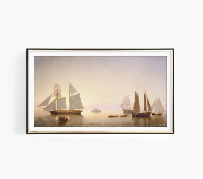 Becalmed off Halfway Rock, Samsung Frame TV File