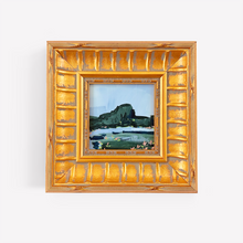 Load image into Gallery viewer, Coral Flowers on the Marsh, Original Painting on Gesso Board