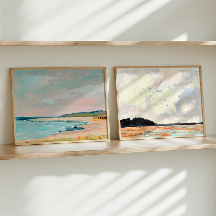Crane Beach & Choate Island, Cape Ann, Set of 2 Prints