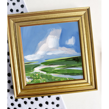 Load image into Gallery viewer, Flowers on the River, Original Painting on Panel