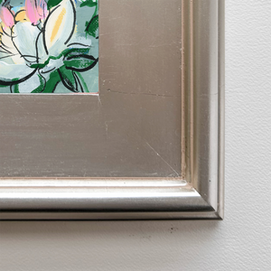 Greyson Floral, Original Painting on Canvas Board